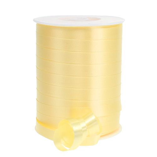 Ruban à friser jaune clair 10mm 250m