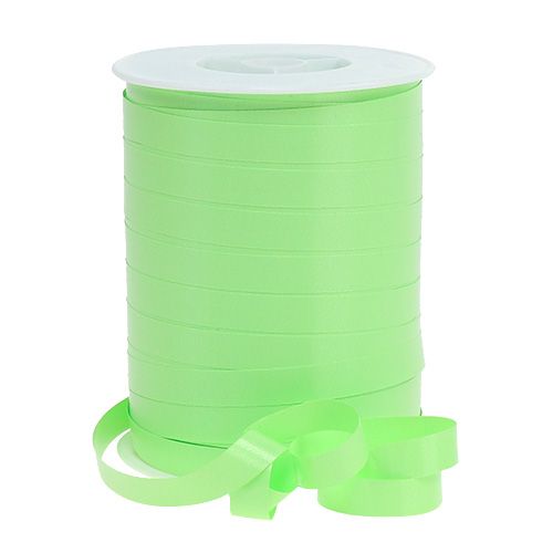 Floristik24 Ruban à friser vert citron 10mm 250m