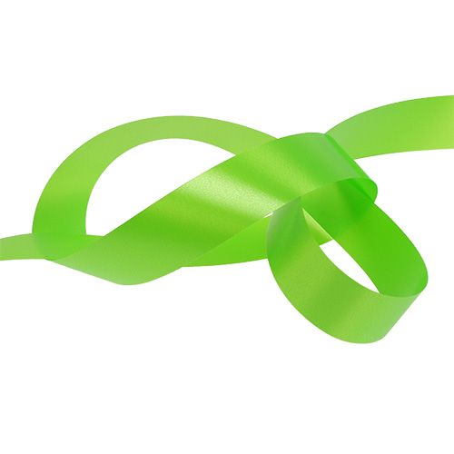 Article Ruban à friser vert citron 19mm 100m
