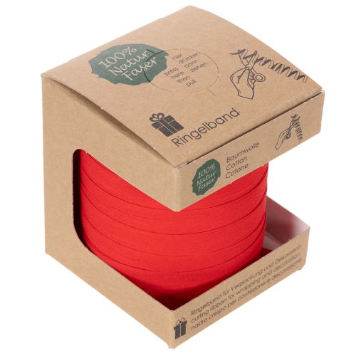 Kräuselband rouge durable pour