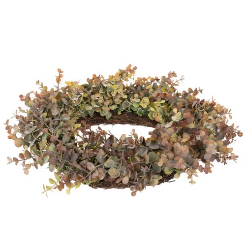 Krantz décoratif en eucalyptus artificiel rond 45 cm pour automne | Floristik24.fr