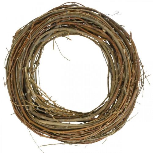 Floristik24 Couronne saule porte couronne saule déco couronne nature Ø40cm