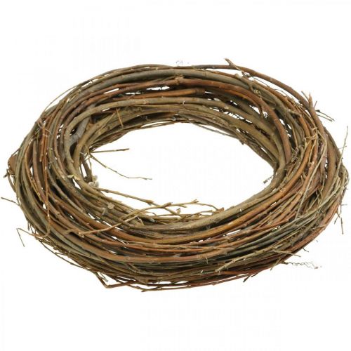 Floristik24 Couronne saule porte couronne saule déco couronne nature Ø40cm
