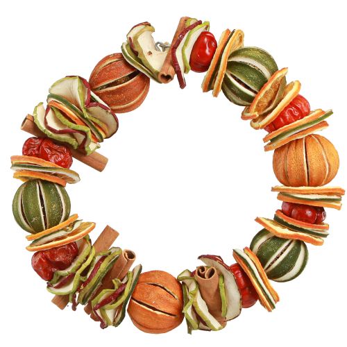 Article Couronne de Noël agrumes séchés naturels Ø26cm