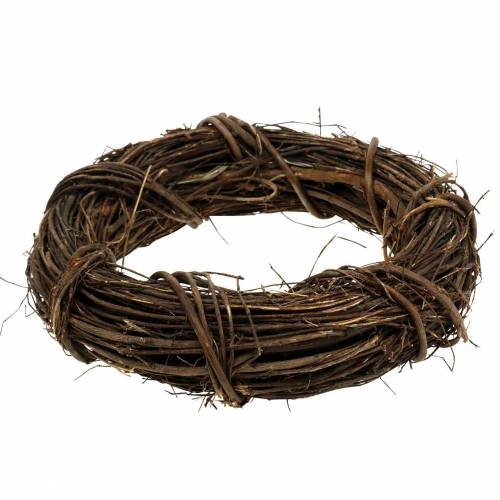 Floristik24 Guirlande décorative saule Ø20cm guirlande de porte naturelle ou couronne murale