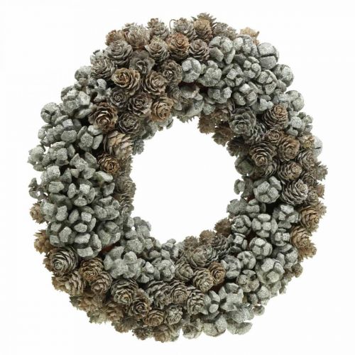 Floristik24 Couronne déco cônes mélèze cyprès couronne de table Noël Ø30cm