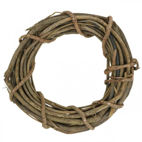 Couronne décorative en branches nature Ø35cm