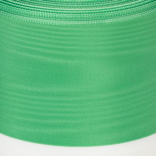 Ruban moiré pour couronne, 125 mm x 25 m, vert et blanc, ruban tissé en taffetas, ruban national, ruban décoratif | Floristik24.fr