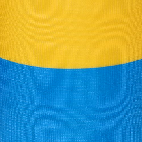 Rubans moirés pour couronnes de 150 mm, bleus et jaunes - rubans de deuil et décoratifs haut de gamme, pour les célébrations, rubans pour nœuds | Floristik24.fr
