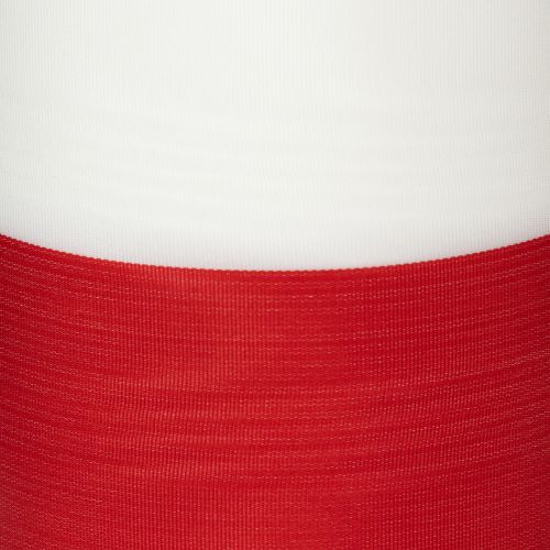 Ruban décoratif moiré blanc et rouge 125 mm x 25 m en acétate | Floristik24.fr