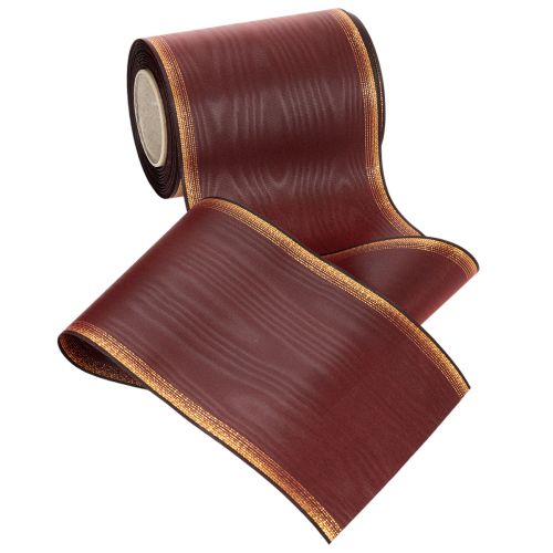 Ruban couronne Bordeaux Moiré ruban décoratif 125 mm | Floristik24.fr