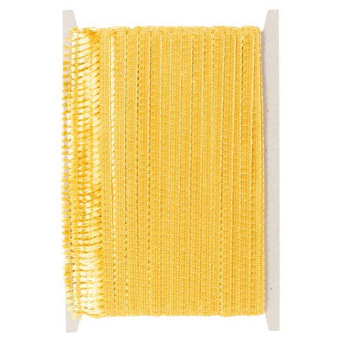 Ruban à pompons et franges dorées autocollantes pour couronne, 40 mm x 25 m | Floristik24.fr