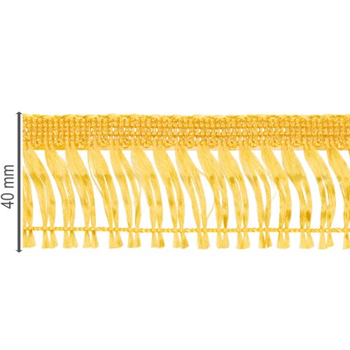 Article Ruban à pompons et franges dorées autocollantes pour couronne, 40 mm x 25 m
