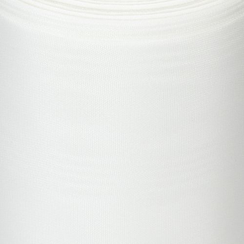Ruban blanc pour couronne, 125 mm, 25 m, ruban décoratif pour cérémonie funéraire et décoration de tombe | Floristik24.fr