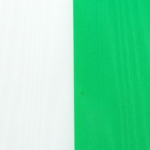 Article Rubans de couronne moiré vert-blanc 125mm 25m