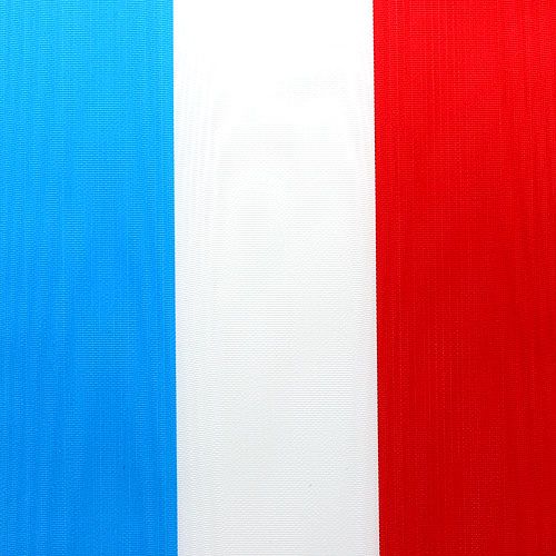 Floristik24 Rubans de couronne moiré bleu-blanc-rouge 150 mm