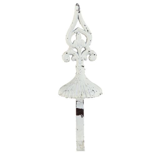 Article Porte couronne en fonte pour Sims Shabby Chic Blanc H29cm