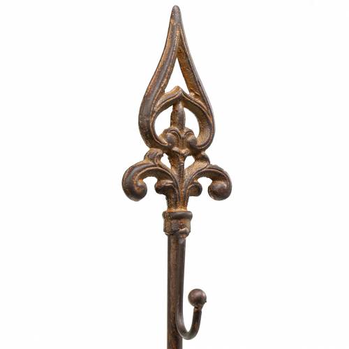 Article Porte-couronne support de couronne aspect rouille antique 76cm