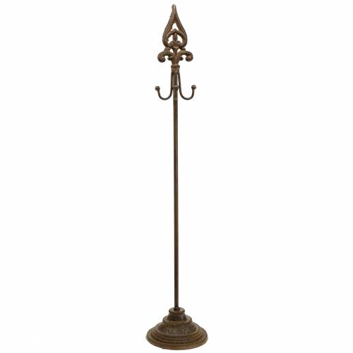 Article Porte-couronne porte-couronne aspect rouille antique 4 crochets 76cm