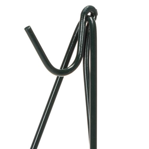 Support pour couronne en métal vert foncé – Pour couronnes jusqu'à 50 cm | Floristik24.fr