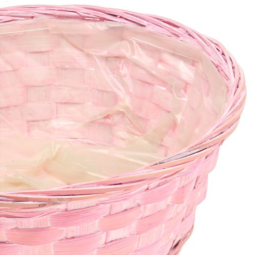 Article Panier à frites rond lilas/blanc/rose Ø25cm 6pcs