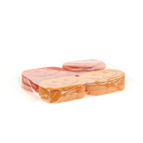 Floristik24 Décoration citrouille avec lumière 8.5cm 4pcs
