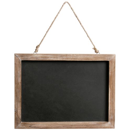 Floristik24 Tableau à suspendre planche de bois vintage naturel 40×30cm