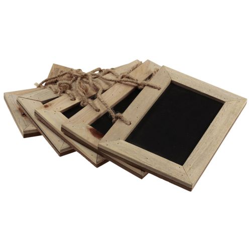 Floristik24 Tableaux à suspendre en bois naturel 20×15cm 5pcs