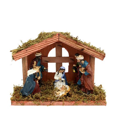 Nativité Noël 20cm x 9cm x 14cm