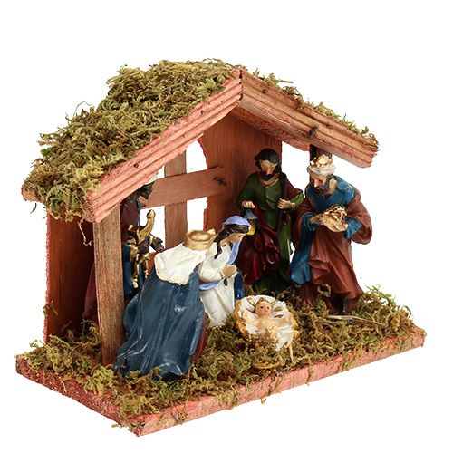 Article Nativité Noël 20cm x 9cm x 14cm