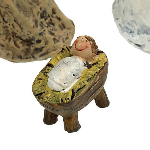 Article Figurines de la Nativité mix 4cm -11cm 8 pcs