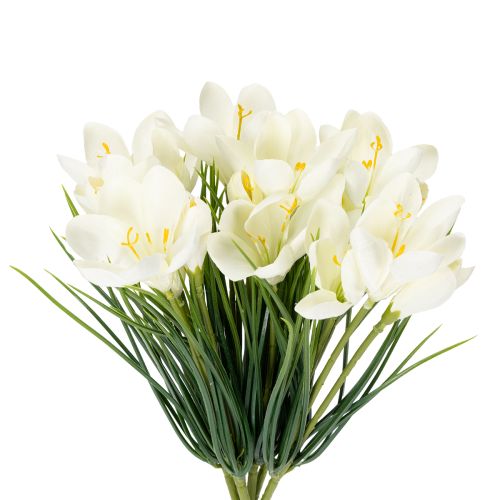 Crocus décoratif artificiel pour une décoration printanière intemporelle, 30 cm, lot de 6