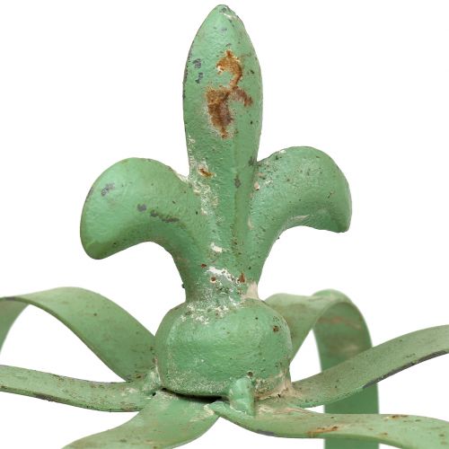 Floristik24 Couronne Zinc Ø19cm H23cm Vert