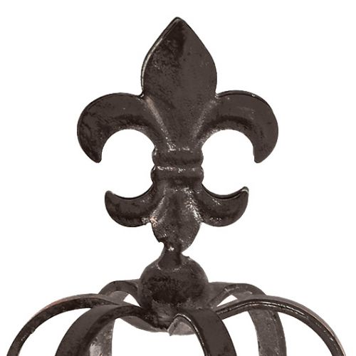 Floristik24 Décoration de jardin, couronne en métal, bouchon décoratif, décoration en métal aspect antique