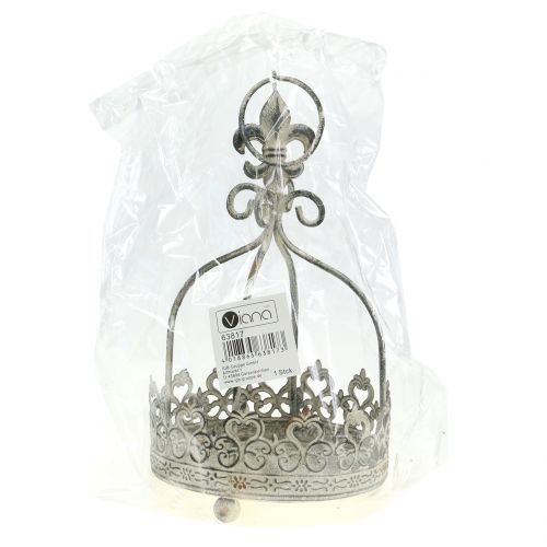 Floristik24 Couronne à accrocher crème antique Ø10,5cm