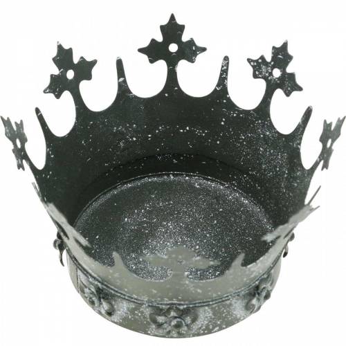 Floristik24 Décoration de table, couronne décorative, lanterne florale en métal, jardinière, décoration en métal