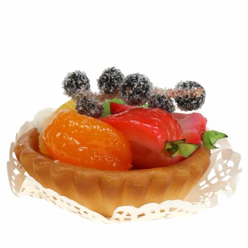 Tarte mandarine artificielle Ø8cm