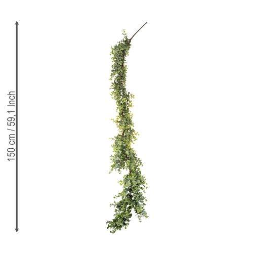 Article Guirlande d'eucalyptus artificiel guirlande décorative vert 150cm