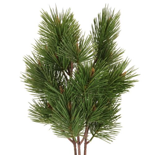 Branches de pin artificielles de Noël vertes 53 cm 3 pièces