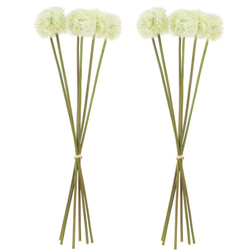 Article Pissenlit artificiel fleurs artificielles blanc 48cm 12pcs