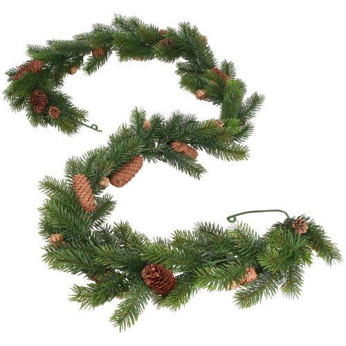 Floristik24 Guirlande de sapin artificiel avec cônes Guirlande de Noël 160cm