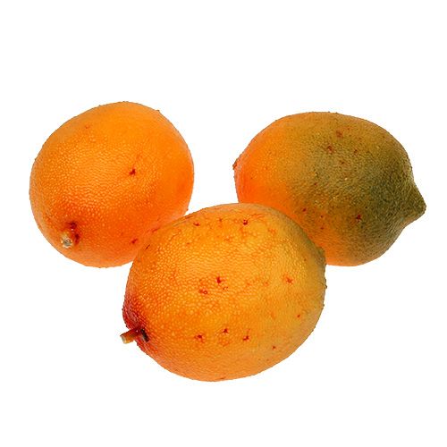 Floristik24 Citron artificiel 7cm 6pcs