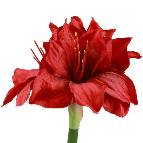 Amaryllis Artificielle Fleurs de Noël Fleurs Artificielles Rouges L40cm