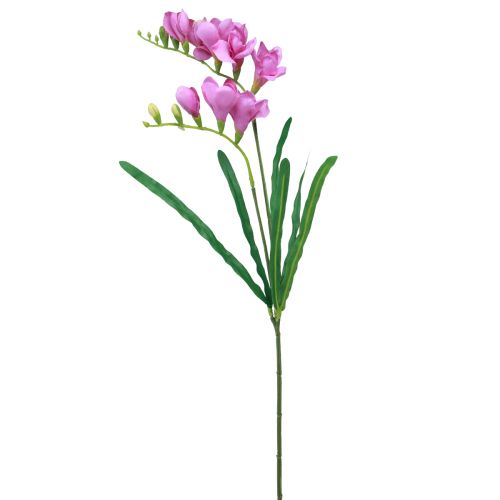 Floristik24 Fleurs de jardin artificielles freesia violet 58cm