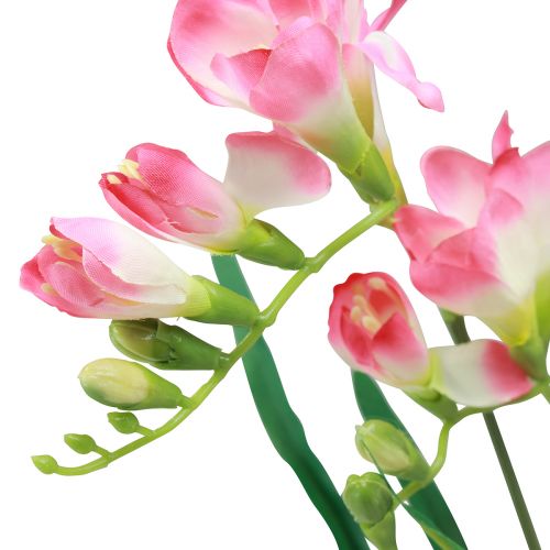 Article Fleurs de jardin artificielles Freesia Rose 58cm