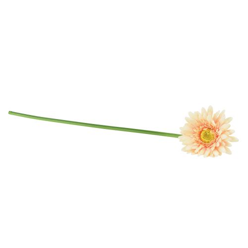 Article Fleurs artificielles Gerbera Abricot 47cm