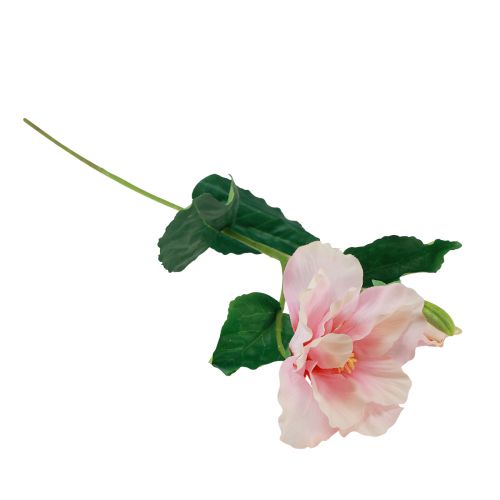 Article Fleurs artificielles Hibiscus rose 62cm