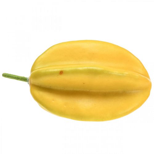 Floristik24 Fruit carambole artificiel fruit déco fruit artificiel Ø7.5cm 10.5cm