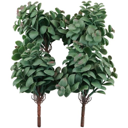 Article Plantes artificielles d'eucalyptus artificielles à coller 18cm 4pcs
