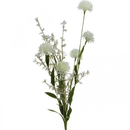 Floristik24.fr Fleur de prairie artificielle Bouquet de fleurs en soie blanche  Fleurs artificielles - acheter pas cher en ligne